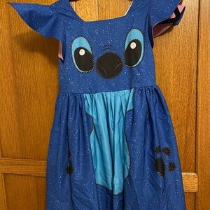 Stitch Girl Dress & Headband. Size 10